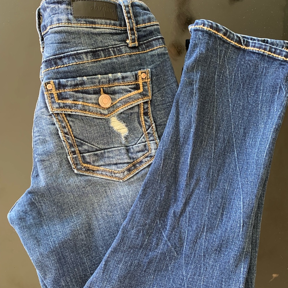 Ladies denim capris